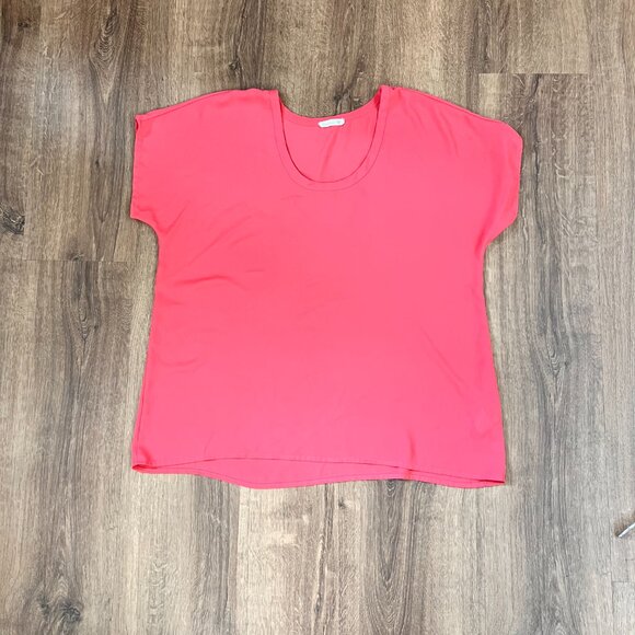 Bobeau Laser Cut Lace Top Soprano Pink Top Bundle Sz L - Picture 11 of 15